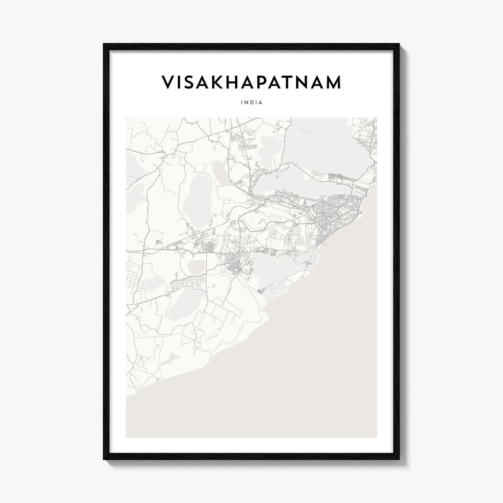 Visakhapatnam Map Poster