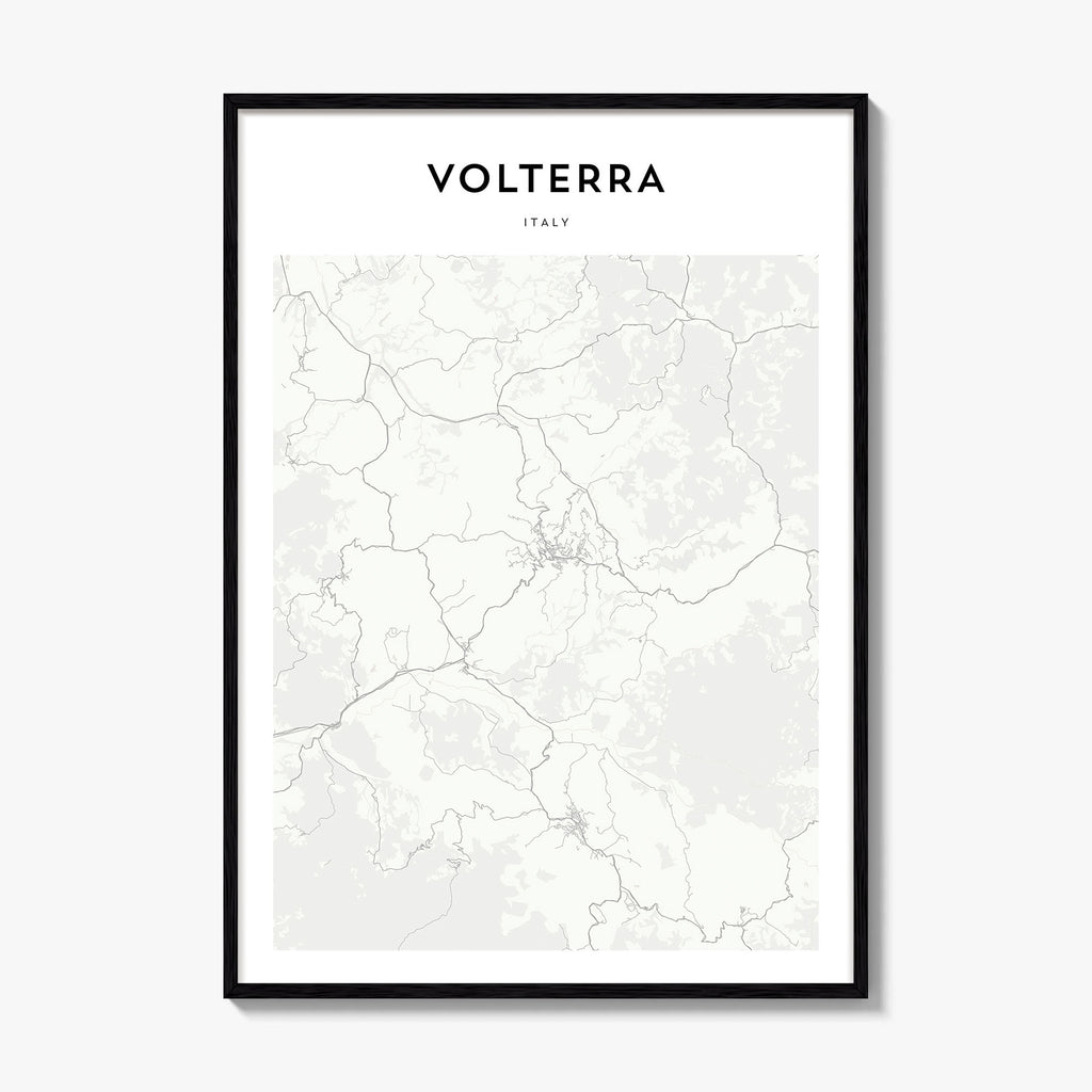 Volterra Map Poster