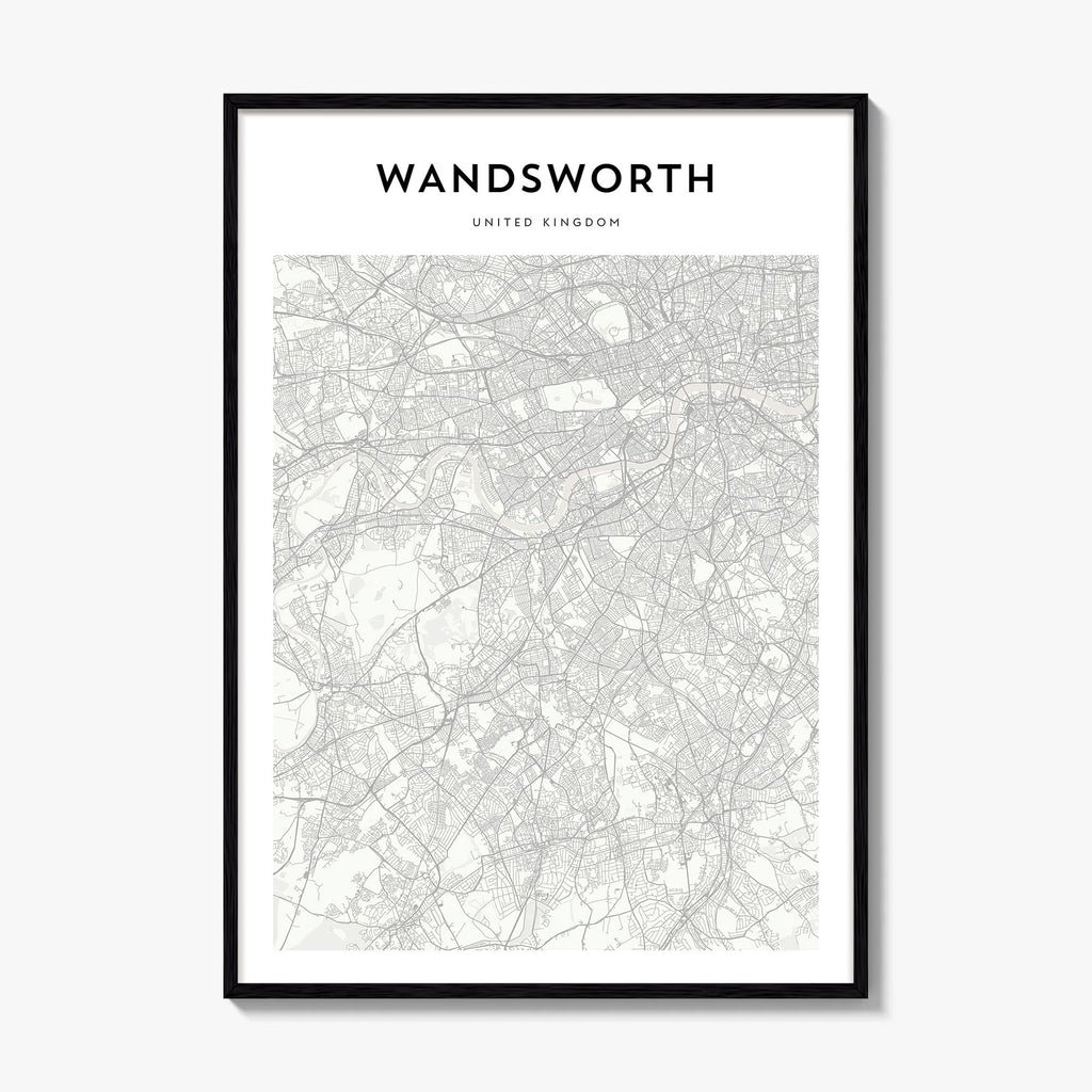 Wandsworth Map Poster