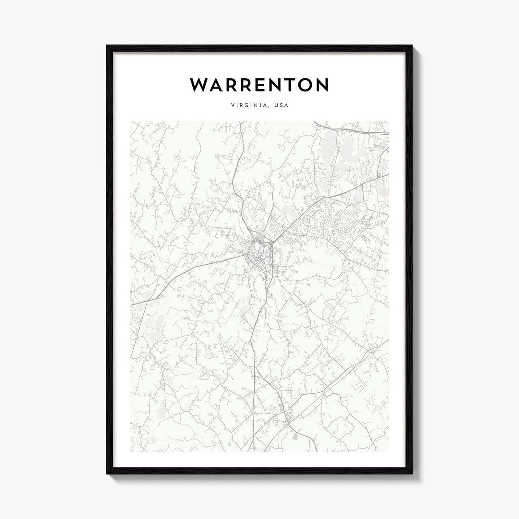 Warrenton Map Poster
