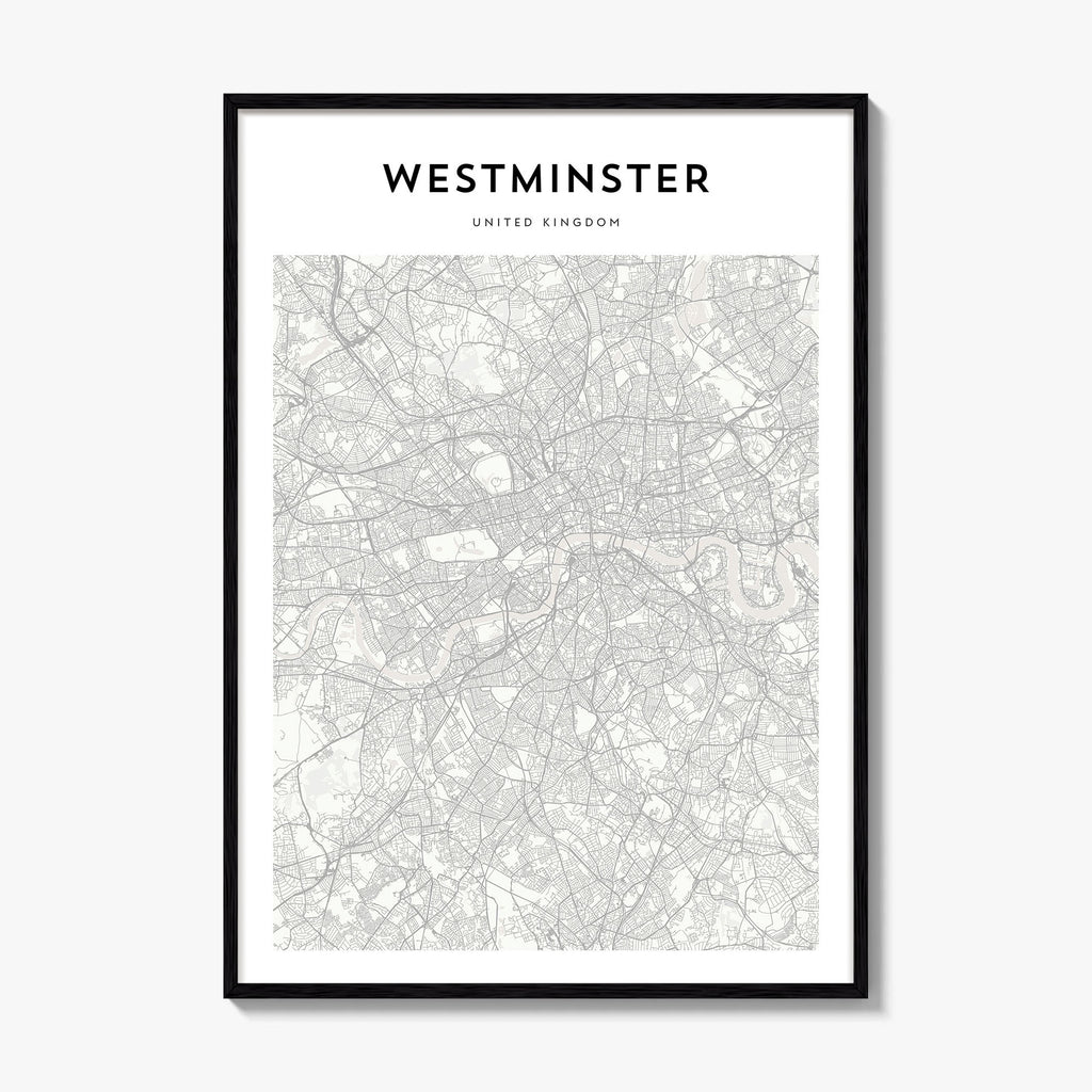 Westminster Map Poster