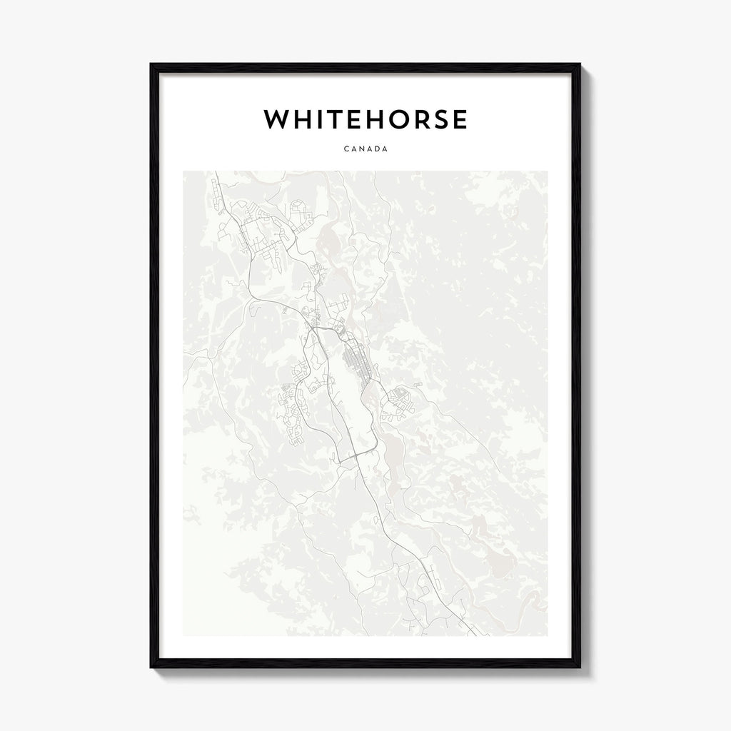 Whitehorse Map Poster