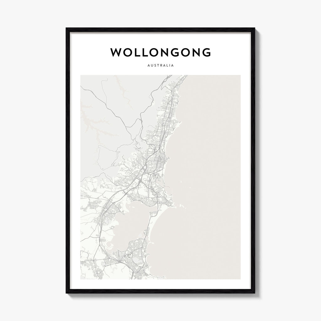 Wollongong Map Poster