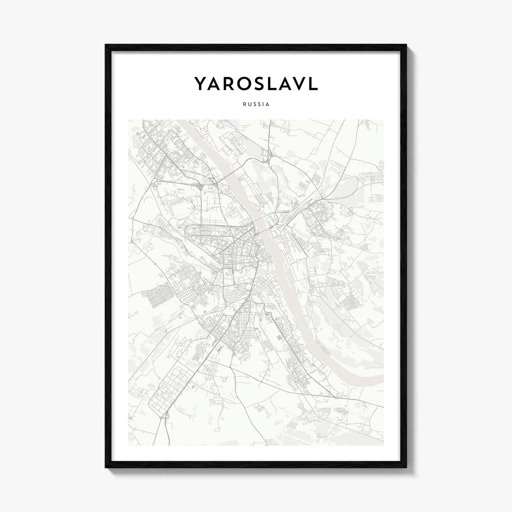 Yaroslavl Map Poster