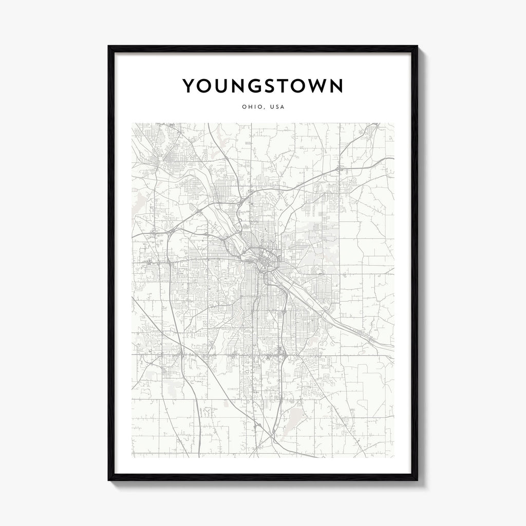 Youngstown Map Poster