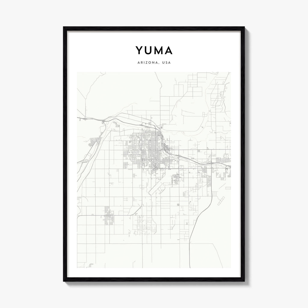 Yuma Map Poster