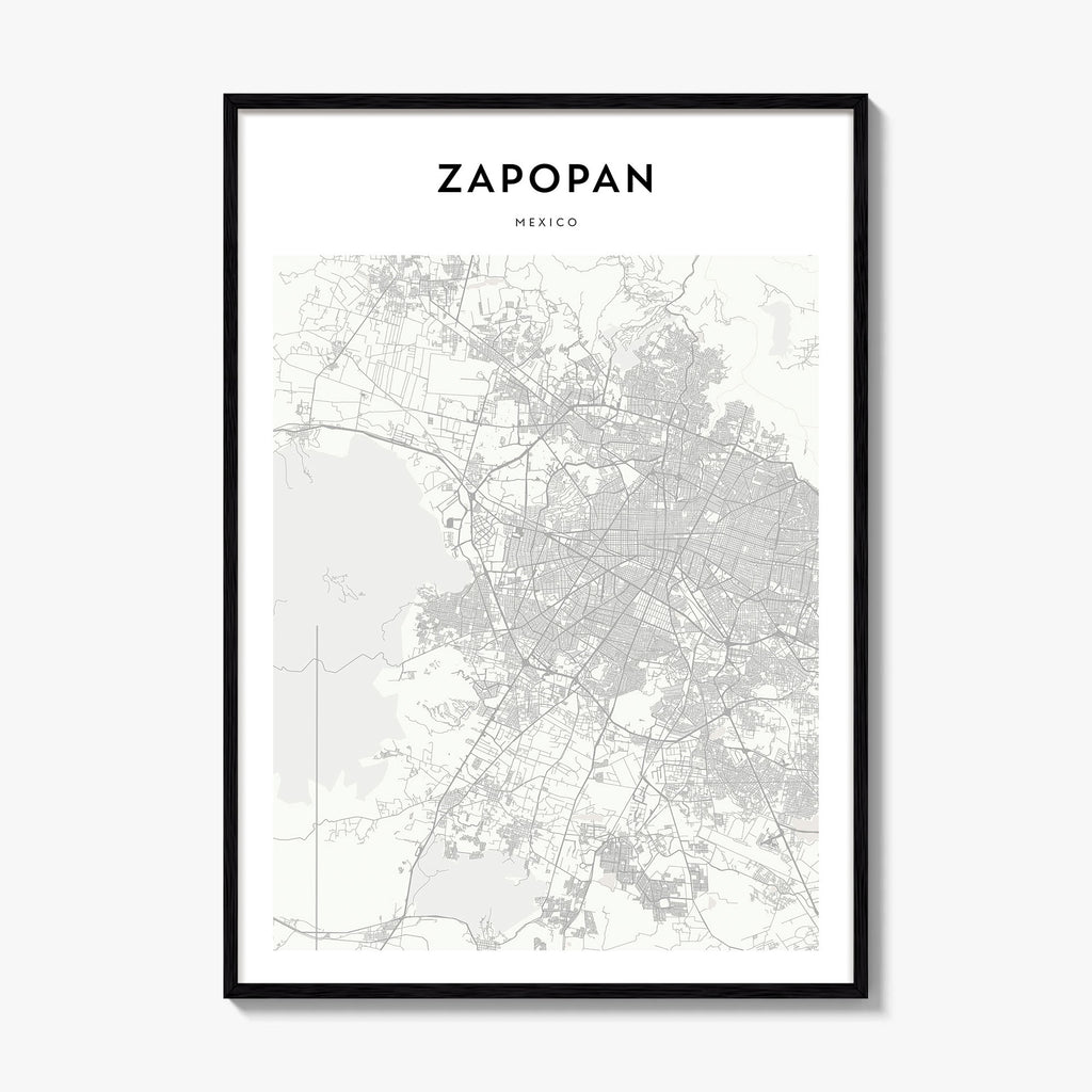 Zapopan Map Poster